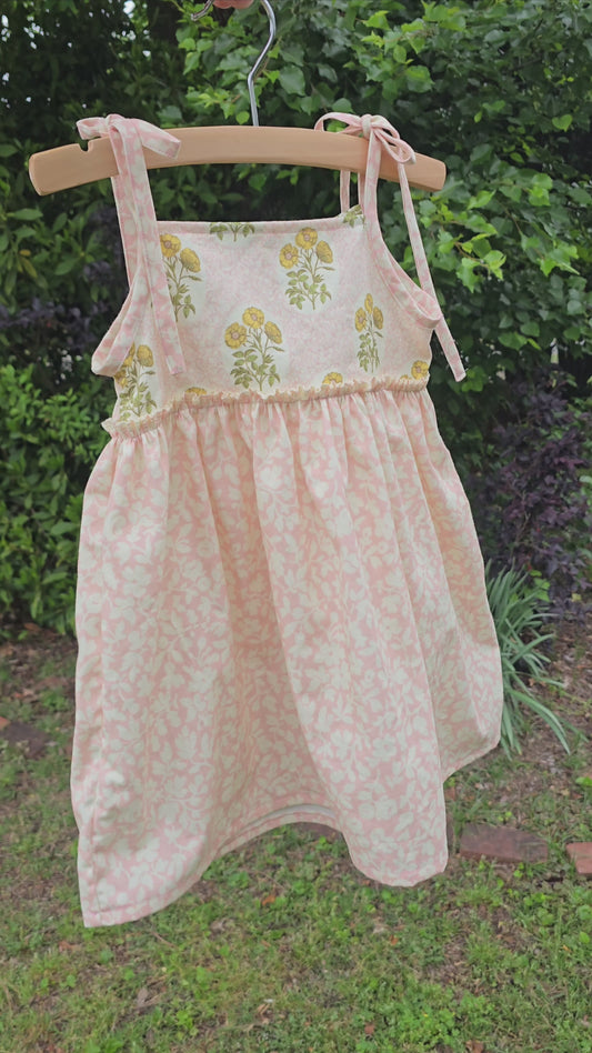 4y Penelope Dress - Blush Floral