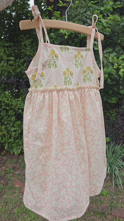 6y Penelope Dress - Blush Floral