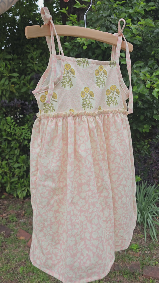 6y Penelope Dress - Blush Floral